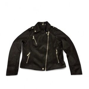 JouJou Faux Suede Jacket Motorcycle biker